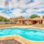 Chandler house with a pool